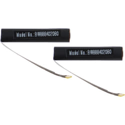 Vhbw - 2x Batteries compatible avec Apple AirPods 1re génération, 2e génération casque audio, écouteurs sans fil (25mAh, 3,7V, Li-ion)