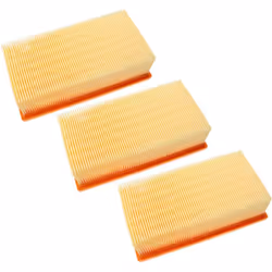 vhbw - the clever way Lot de 3x filtre à plis plats pour votre aspirateur multi-usages ou industriel - Finition sur mesure po ...