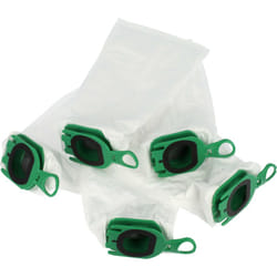 Vhbw - 5x Sacs compatible avec Vorwerk Kobold VB100, EBB100, FP100 aspirateur - microfibres non tissées, 25cm x 10cm blanc
