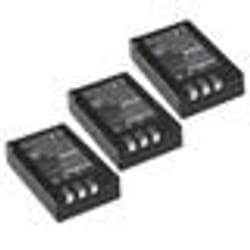 EXTENSILO 3x Batteries compatible avec Fujifilm FinePix S100 S100FS S200 S200EXR appareil photo reflex numérique (1100mAh