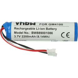 Vhbw - Batterie compatible avec Datalogic Gryphon GBT4100-BK, GBT4100-HC, GM4100, GBT4100, GM4100-BK-910 scanner de code-barre pos (2200mAh, 3,7V,