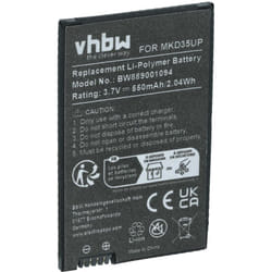Vhbw - Batterie compatible avec bmw 530Li, 3X, 745, 6GT, 740, 730, 6814351-01, 5X Clé de voiture, fermeture centralisée (550mAh, 3,7V, Li-polymère)