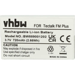 Vhbw - Batterie compatible avec Albrecht Tectalk fm, fm Plus, fm+ appareils radio avec radio fm (720mAh, 3,7V, Li-ion)