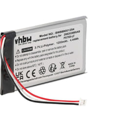 vhbw Batterie compatible avec Ingenico Link 2500 lecteur de carte, NFC Smart Card Reader (1200mAh, 3,7V, Li-polymère)