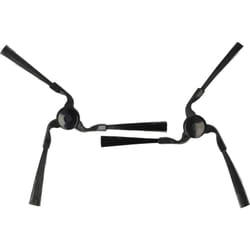 Vhbw - 2x Brosse latérale compatible avec Miele Scout RX1 robot aspirateur - Lot de brosses, gauche/droite, noir