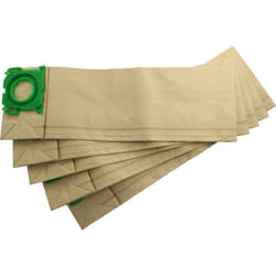 Vhbw - 5x Sacs compatible avec Sebo Airbelt K1, K1 eco 1200, K1 eco 700, K1 Family aspirateur - papier, 41,1cm x 13,2cm marron