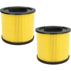 Vhbw - Lot de 2x filtres à cartouche compatible avec Thomas Bravo 20 Biturbo, 20 aspirateur - Filtre plissé, papier / plastique