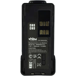 Vhbw - Batterie compatible avec Motorola DP4400, DP2400e, DP2600E, DP2600, DP2400 radio talkie-walkie (1800mAh, 7,2V, Li-ion) - avec clip de ceinture