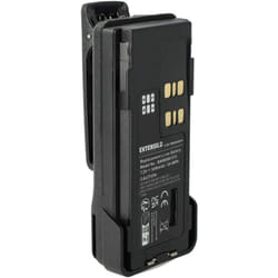 Extensilo - Batterie compatible avec Motorola DP2400e, DP2000, DP2600, DP2400 radio talkie-walkie (3400mAh, 7,2V, Li-ion) - avec clip de ceinture