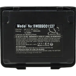 Vhbw - Batterie compatible avec Icom IC-t90A, IC-80AD, IC-91A, IC-91AD, IC-E80D, IC-E90, IC-E91, IC-T90 radio talkie-walkie (1900mAh, 14,06V, Li-ion)