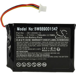 Vhbw - Batterie compatible avec Garmin edge explore 2, dezl OTR700 gps, appareil de navigation (750mAh, 3,7V, Li-ion)