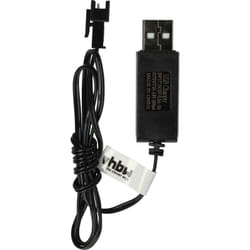 Vhbw - Chargeur usb pour batterie de modélisme rc avec connexion SM-2P ou pack d'accus - 60 cm 4,8 v