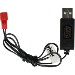 Vhbw - Chargeur usb pour batterie de modélisme rc avec connexion jst ou pack d'accus - 60 cm 6 v