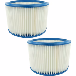vhbw - the clever way Set de 2x élément de filtrage pour votre aspirateur multifonction, humide et sec - Utilisé pour les asp ...