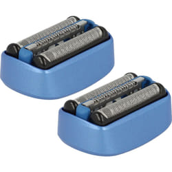 2x Têtes de rasoir de remplacement compatible avec Braun CoolTec CT2CC, CT2S, CT3CC, CT4CC rasoir électrique - Vhbw