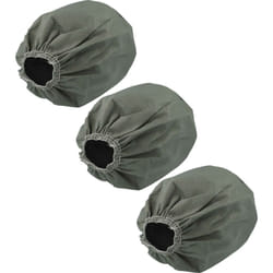 Vhbw - 3x Filtres textiles compatible avec Bosch AdvancedVac 20 aspirateur industriel sec et humide - Sac filtrant, lavable gris