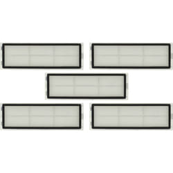 Vhbw - 5x Filtre hepa compatible avec Dreame D9, F9 robot aspirateur - Filtre à air, 15 x 5 x 1,4 cm