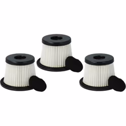 vhbw - the clever way Set de 3x filtre HEPA pour votre aspirateur, robot aspirateur ou nettoyeur vapeur - Filtre les poussièr ...