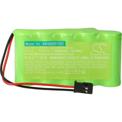 Batterie compatible avec Futaba 10J, 14SG, 4PKS, 4PL, 6J, 8J transmetteur (2000mAh, 6V, NiMH) - Vhbw