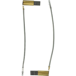 vhbw 2x balais de charbon 20,3 x 7,7 x 8,8 mm compatible avec Eibenstock EPG 400 WP, 400 outil électrique, appareil de polissage, ponceuse