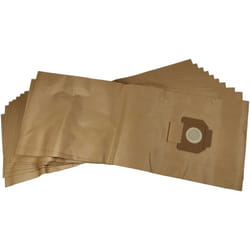 Vhbw - 10x Sacs compatible avec Nilfisk Attix 791-2M/B1, 40-0M pc Type 22 aspirateur - papier, 94cm x 35cm marron