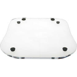 Plateau coulissant pour robot de cuisine - verre acrylique, 34,2 x 29 cm - Vhbw