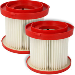 Vhbw - 2x filtre compatible avec Milwaukee M12 fvcl, M18 fpovcl, M18 VC2, M18 VC2-0 aspirateur - Filtre hepa contre les allergies