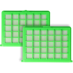 Vhbw - 2x filtre compatible avec Moulinex Accessimo, City Space, Compacteo, Compacteo Ergo aspirateur - Filtre hepa en fibre de verre contre les