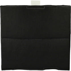 vhbw Filtre à charbon actif compatible avec Bosch DHZ5275, DIA093450V, DHZ5265, DHZ5226, DHZ5235, DHZ5225 hotte aspirante - 23,5 x 22 x 2 cm