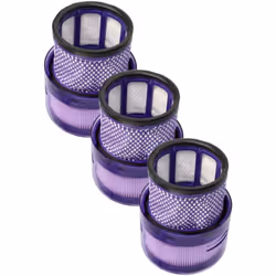 vhbw - the clever way Set de 3x filtre HEPA pour votre aspirateur, robot aspirateur ou nettoyeur vapeur - Gardez la puissance ...