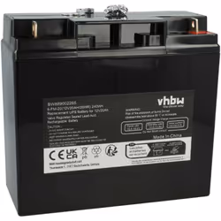 vhbw - the clever way - Batterie de rechange de haute qualité avec une grande autonomie et compatible avec votre ASI (vous tr ...