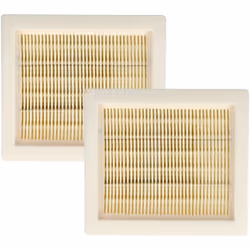 vhbw - the clever way Lot de 2x filtre à plis plats pour votre aspirateur multi-usages ou industriel - Finition sur mesure po ...