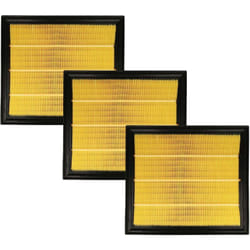 Lot de 3x filtres plissé plat compatible avec Hako vc 800 w aspirateur - Élément filtrant - Vhbw