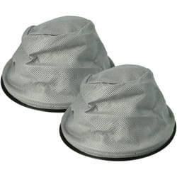 Vhbw - 2x Filtres à sac compatible avec Kaminer aspirateur à cendres 10L/15L aspirateur de cheminée - Filtre de rechange, lavable gris / noir