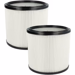 vhbw - the clever way Set de Cartouche Filtre pour votre aspirateur industriel, pour aspiration à sec ou humide - Finition su ...