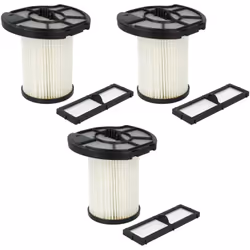 vhbw - the clever way Set de filtres de haute qualité pour votre aspirateur Ce set de filtres de rechange de 6 pièces de la m ...