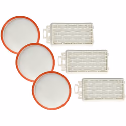 vhbw - the clever way Set de filtres de haute qualité pour votre aspirateur Ce set de filtres de rechange de 6 pièces de la m ...
