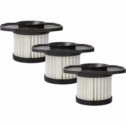 vhbw - the clever way Set de 3x filtre HEPA pour votre aspirateur, robot aspirateur ou nettoyeur vapeur - Gardez la puissance ...