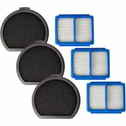 vhbw - the clever way Set de filtres de haute qualité pour votre aspirateur Ce set de filtres de rechange de 6 pièces de la m ...