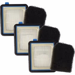 vhbw - the clever way Set de filtres de haute qualité pour votre aspirateur Ce set de filtres de rechange de 6 pièces de la m ...