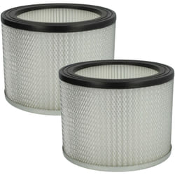 Vhbw - 2x filtre à cartouche compatible avec Rowi ras 800/18/1 Inox aspirateur - Filtre plissé