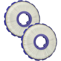 2x filtre compatible avec Dyson DC50, DC51 Animal, DC50 Mulitifloor, DC50 Animal, DC50i aspirateur - filtre après-moteur hepa bleu / blanc - Vhbw
