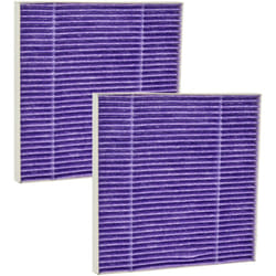 Vhbw - 2x filtre compatible avec Hitachi cv 300P, 400 Eco, 200, 100, 200P, 400, 300, 400P Pro, 400 Pro aspirateur - filtre hepa violet / blanc