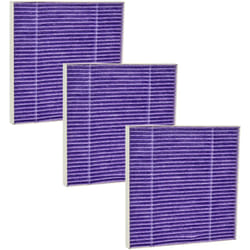 Vhbw - 3x filtre compatible avec Hitachi cv 300P, 400 Eco, 200, 100, 200P, 400, 300, 400P Pro, 400 Pro aspirateur - filtre hepa violet / blanc