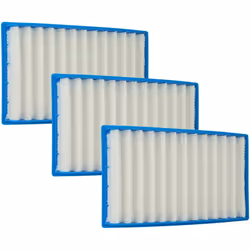 vhbw - the clever way Set de 3x filtre HEPA pour votre aspirateur, robot aspirateur ou nettoyeur vapeur - Gardez la puissance ...