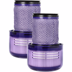 vhbw - the clever way Set de 2x filtre HEPA pour votre aspirateur, robot aspirateur ou nettoyeur vapeur - Filtre les poussièr ...