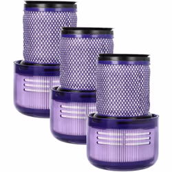 vhbw - the clever way Set de 3x filtre HEPA pour votre aspirateur, robot aspirateur ou nettoyeur vapeur - Filtre les poussièr ...