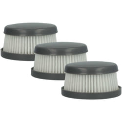 Vhbw - 3x filtre à cartouche compatible avec Black & Decker orb-it ORB72, ORB48 aspirateur - Filtre plissé