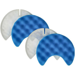 Vhbw - Lot de 4 filtres compatible avec Samsung Navibot SC8400, SC8410, SC8460, SC8421, SC8430 aspirateur - microfiltre, filtre en mousse