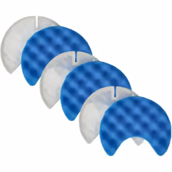 vhbw - the clever way Set de filtres de haute qualité pour votre aspirateur Ce set de filtres de rechange de 6 pièces de la m ...